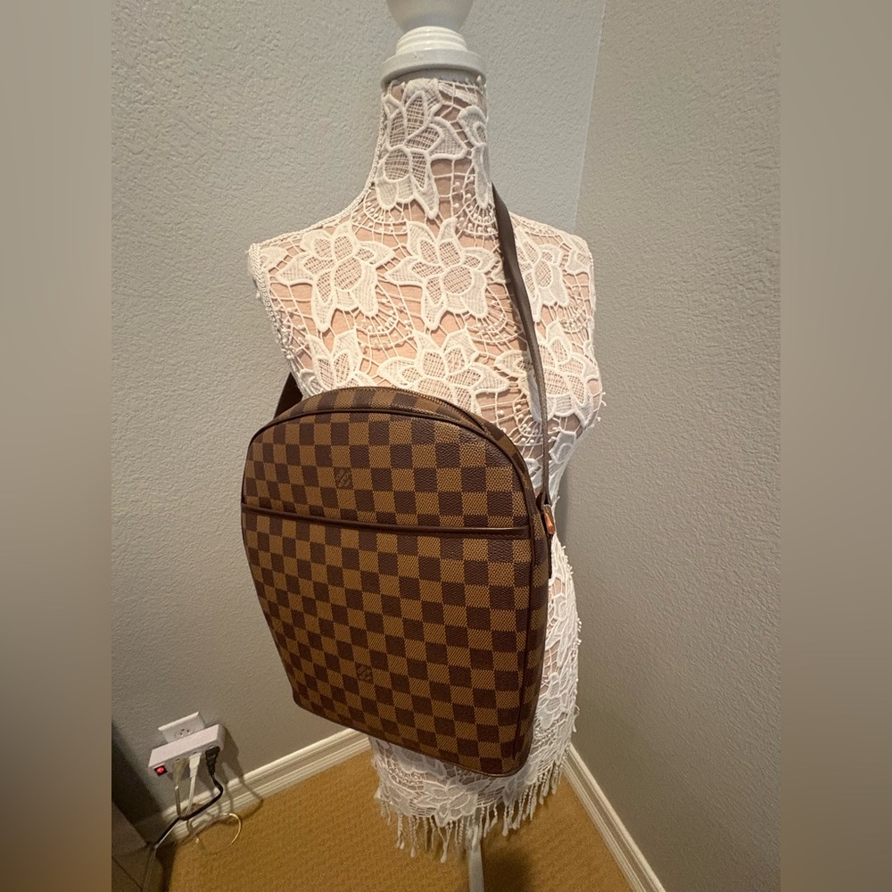 Louis Vuitton Damier Ebene Ipanema PM Shoulder Bag